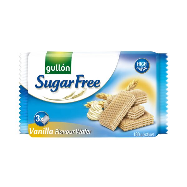 Wafle z nadzieniem o smaku waniliowym