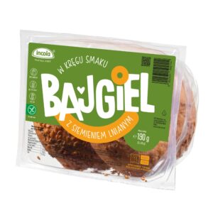 Bezglutenowe Bajgle z siemieniem 190g INCOLA