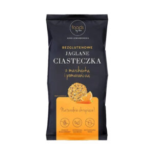 Ciastka jaglane marchewka pomarańcza bezglutenowy 100g LEVANN