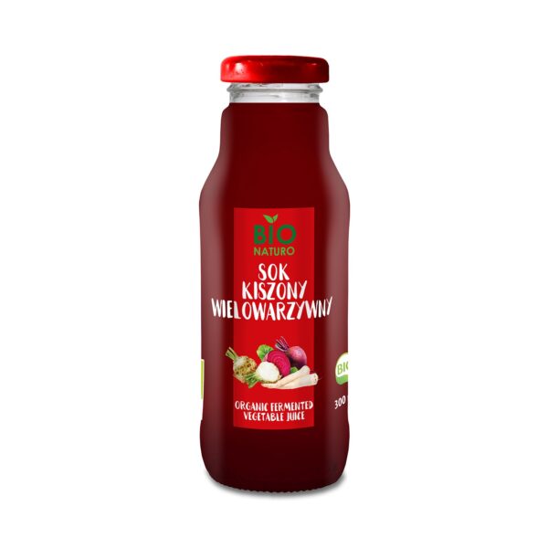 Sok kiszony wielowarzywny 100% 300ml BIONATURO