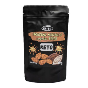 Migdały prażone z erytrolem i kakao KETO 50g OATBE