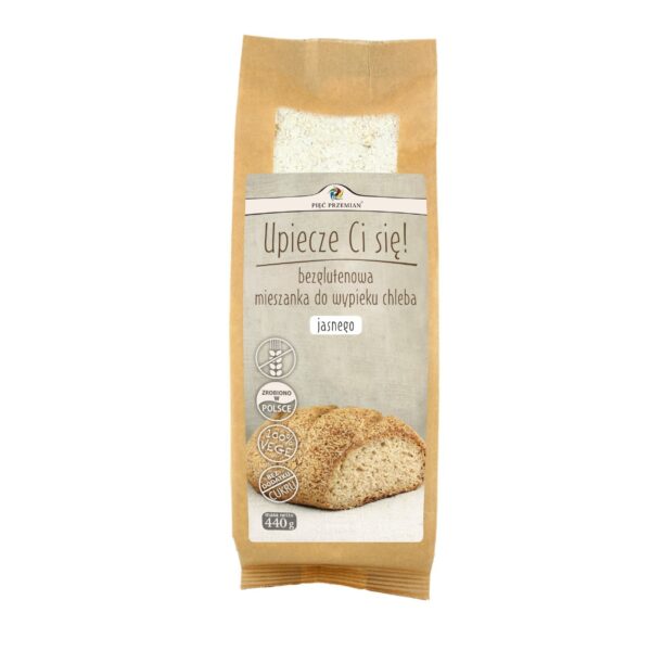 Mieszanka chleb jasny 440g PIĘĆ PRZEMIAN