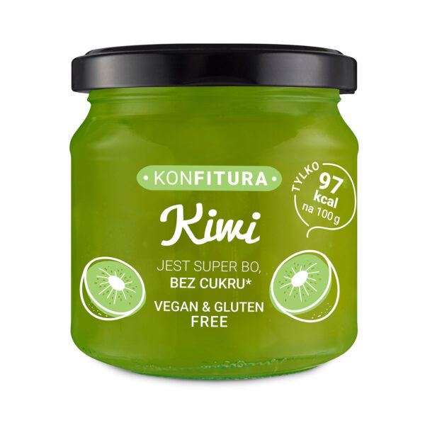 Konfitura owocowa Kiwi bez dodatku cukru 190g KONFITURA