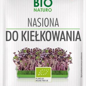 Nasiona do kiełkowania Rzodkiewka BIO 25g BIONATURO