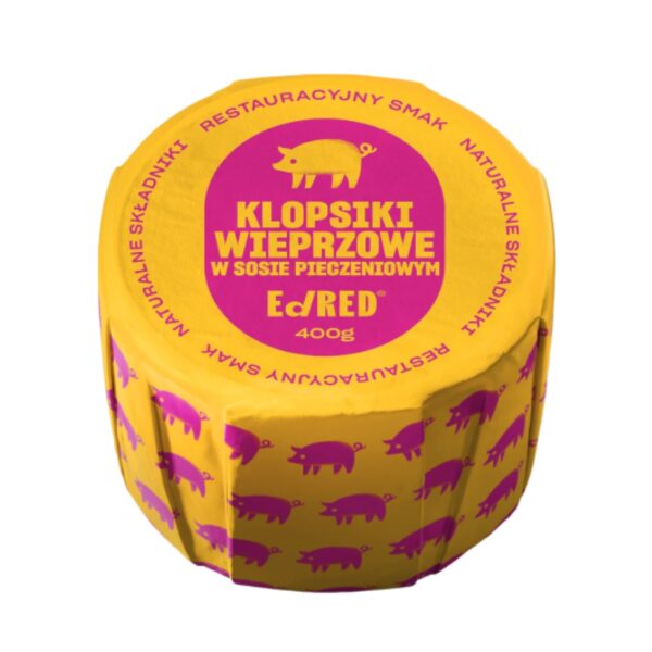 Klopsiki wieprzowe w sosie pieczeniowym 400g ED RED CASUAL
