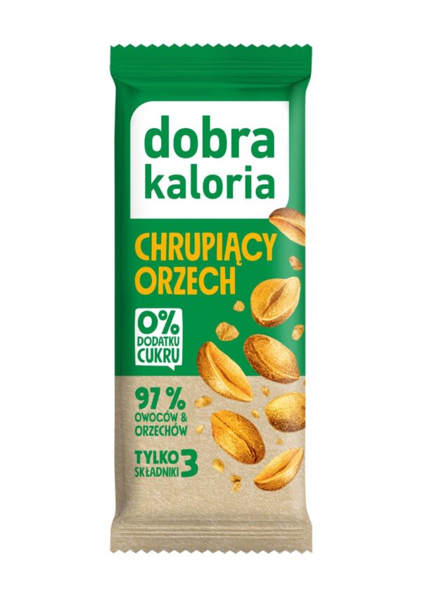 Baton chrupiący orzech 35g DOBRA KALORIA