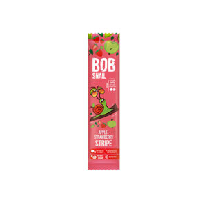 Przekąska jabłkowo-truskawkowa bez dodatku cukrów 14g BOB SNAIL