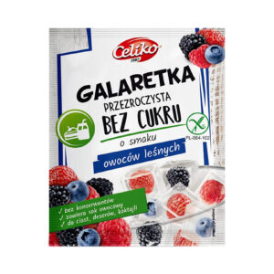 Galaretka o smaku owoców leśnych bez dodatku cukrów 14g CELIKO