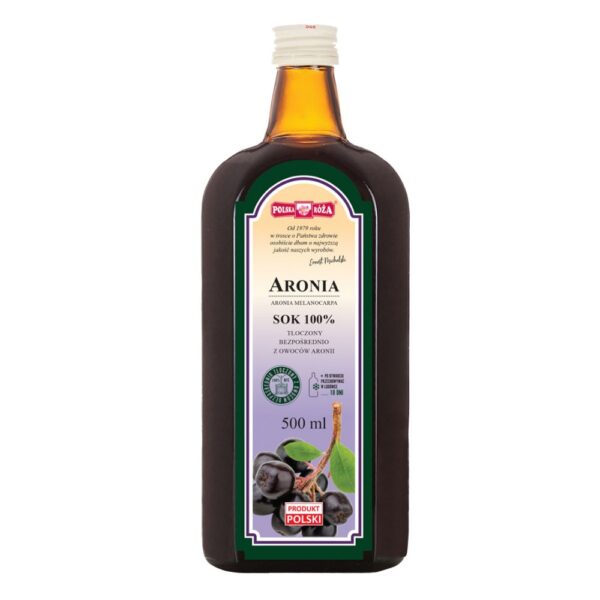 Sok z aronii 100% 500ml POLSKA RÓŻA
