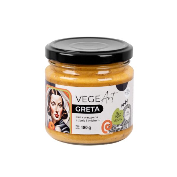 Greta pasta warzywna z dynią i imbirem 180g VEGE ART