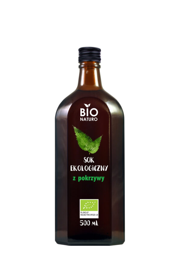 Sok z pokrzywy 100% BIO 500ml BIONATURO