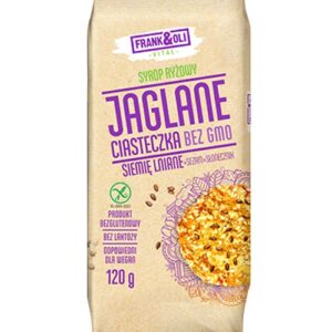 Ciasteczka jaglane siemię lniane 120g FRANK&OLI
