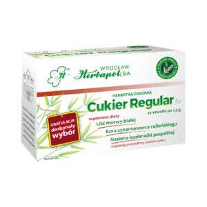 Herbatka cukier regular 24x2,5g HERBAPOL WROCŁAW