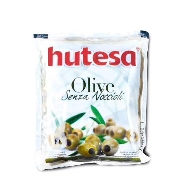 Oliwki w woreczku zielone bez pestek 180g HUTESA