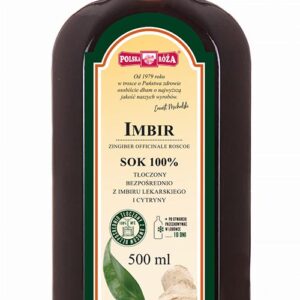 Sok z imbiru 500ml POLSKA RÓŻA