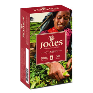 Herbata czarna ekspresowa Classic 50 saszetek 100g JONES