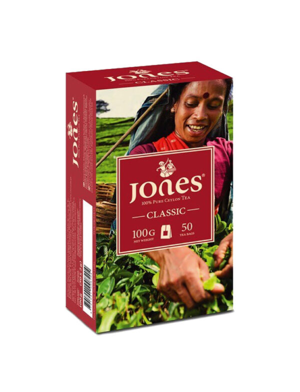 Herbata czarna ekspresowa Classic 50 saszetek 100g JONES