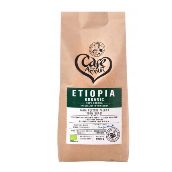 Kawa ziarnista Etiopia 1kg BIO CAFE CREATOR