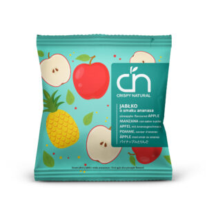 Chipsy z jabłka z sokiem z ananasa 18g CRISPY NATURAL