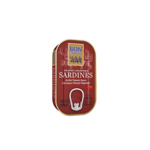 Sardynki w pikantnym sosie pomidorowym 120g BON APETIT