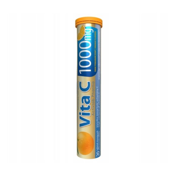 Vita C 1000 mg Activlab Pharma - pomarańcza (tuba/20 tab.) ACTIVLAB