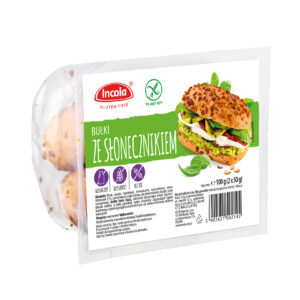 Bezglutenowe Bułki ze słonecznikiem 100g INCOLA