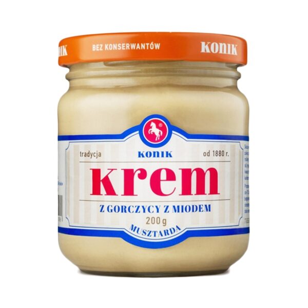 Krem z gorczycy z miodem 200g KONIK