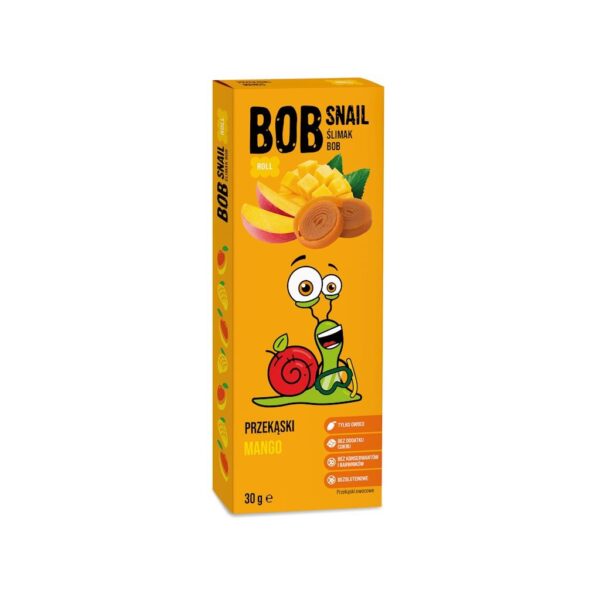 Przekąska mango bez dodatku cukru 30g BOB SNAIL