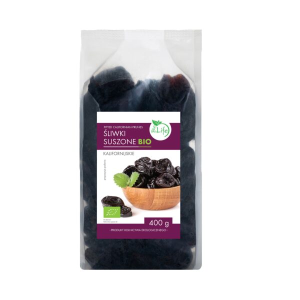 Śliwki kalifornijskie BIO 400g BIOLIFE