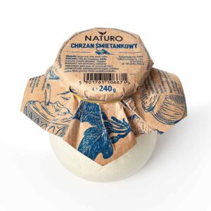 Chrzan śmietankowy 240g NATURO