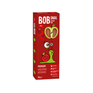 Przekąska jabłkowo-wiśniowa bez dodatku cukrów 30g BOB SNAIL