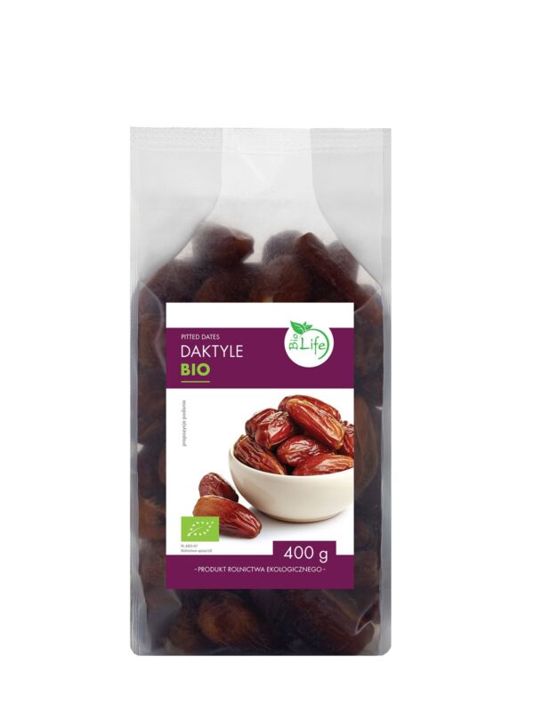 Daktyle suszone bez pestki BIO 400g BIOLIFE