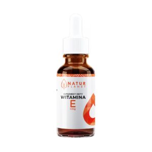 Krople witamina E 12mg 30ml NATUR PLANET