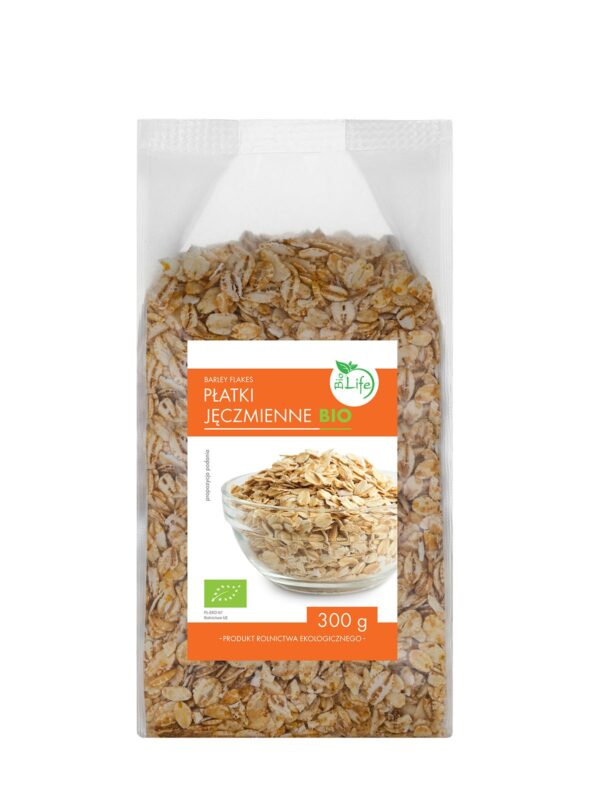 Płatki jęczmienne BIO 300g BIOLIFE