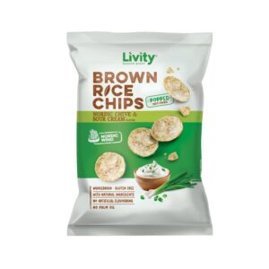 Chipsy ryżowe ordycki szczypiorek ze śmietaną 60g LIVITY