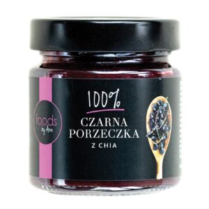 Dżem czarna porzeczka z chia 200g LEVANN