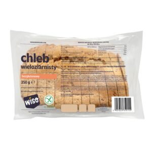 Chleb wieloziarnisty bezglutenowy 350g WISO chleb bez glutenu