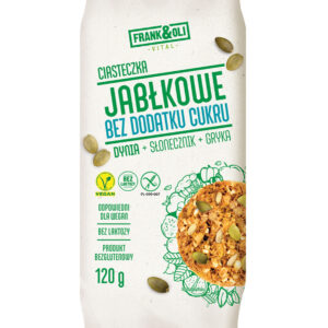 Ciasteczka jabłkowe 120g FRANK&OLI