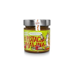 Krem orzechowy pistacja z maliną 195g PREMIUM ROSA & BASIA BASIA