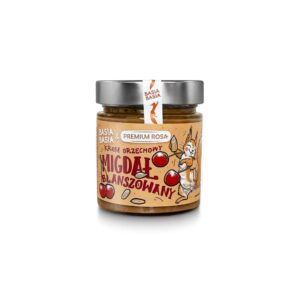Krem orzechowy migdał blanszowany z wiśnią 195g PREMIUM ROSA & BASIA BASIA