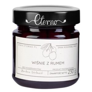 Wiśnie z rumem 230g ETERNO