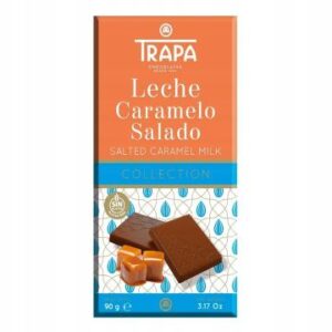 Czekolada mleczna ze słonym karmelem 90g TRAPA