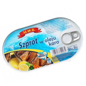 Szprot w oleju karo 170g M&K