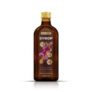 Syrop z malin z inuliną i miodem 250ml PREMIUM ROSA