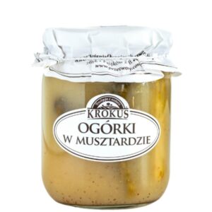 Ogórki w musztardzie konserwowe 500g  KROKUS