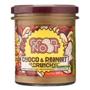 Krem z orzechami arachidowymi i czekoladą bez dodatku cukrów Choco & Peanoot 330g GOOD NOOT