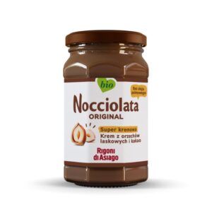 Nocciolata BIO - krem z orzechów laskowych (18,5%) i kakao (6,5%) 250g RIGONI