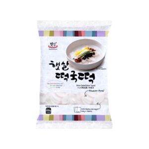 Kluski ryżowe do tteokbokki niebieskie plastry 600g MATAMUN