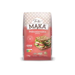 Mąka pszenna pełnoziarnista 1kg TO TA