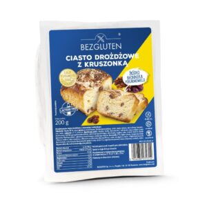 Ciasto drożdżowe z kruszonką bezglutenowe 200g  BEZGLUTEN